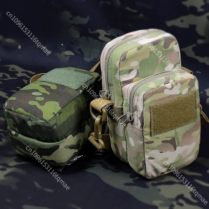 

Многофункциональная сумка, водонепроницаемая, устойчивая к истиранию, тактическая поясная сумка, туристическая сумка на плечо, уличная сумка для отдыха, езды на велосипеде, бега Molle