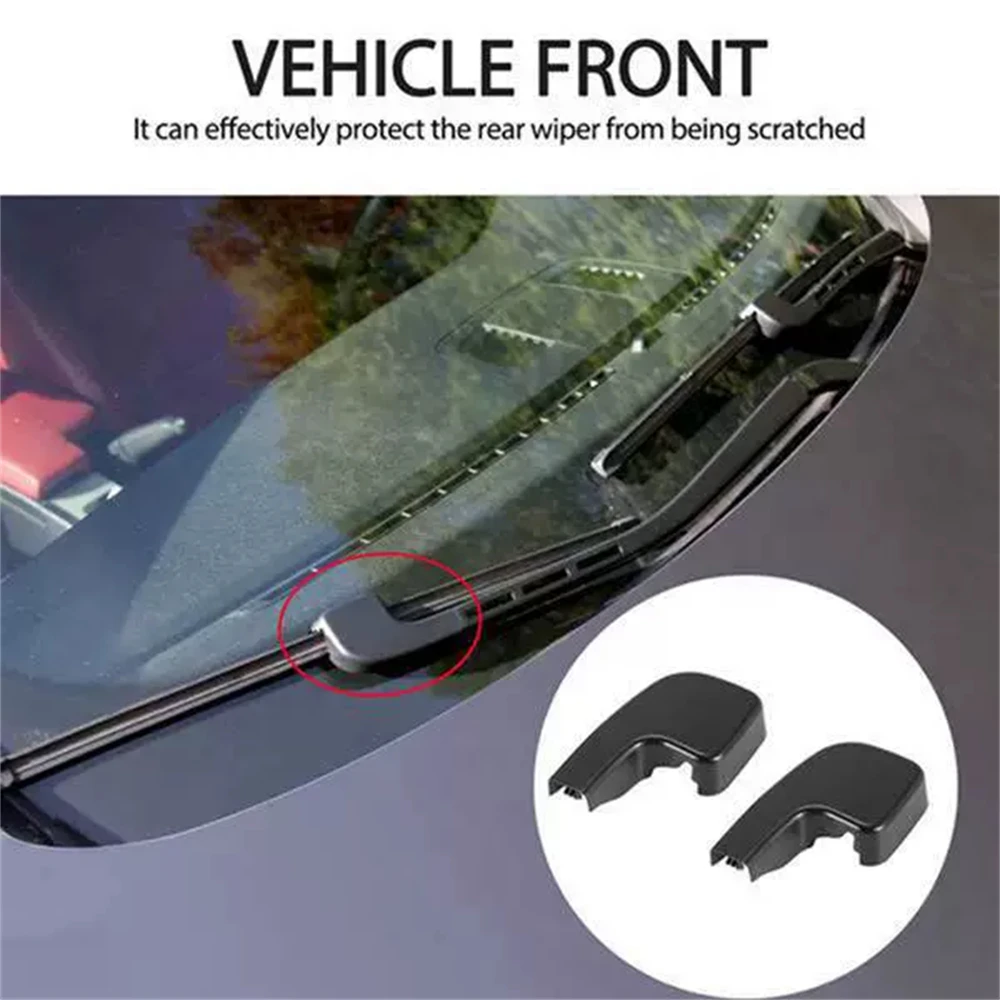 

​2Pcs New Front Windshield Wiper Arm Covers Caps for Bmw 3 E90 E91 E92 61617138990