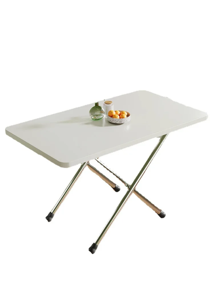 Table pliante portable rectangulaire simple, table à manger domestique, tables de petite unité de cuisine, petite table portable
