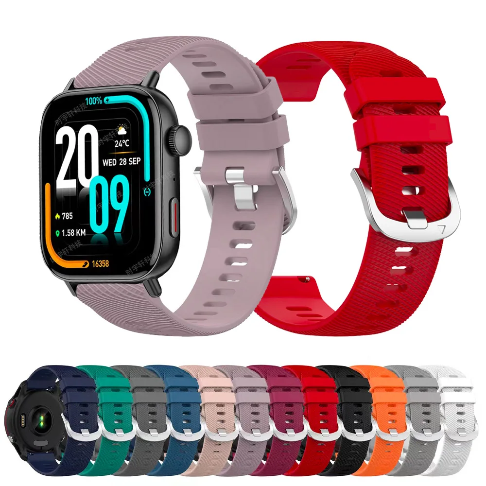 20mm 22mm banda para colmi c8 max pulseira de relógio pulseira de silicone para colmi p8 p28 plus/p81 p73 p71 p68 p60/c81 c61 c60 esporte correa