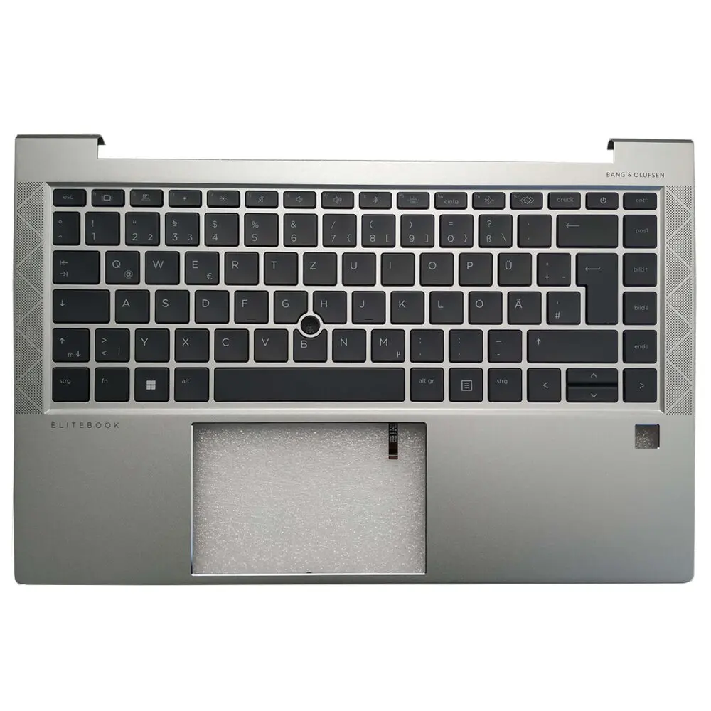 Imagem -03 - Backlight Itália Azerty Francês Belga Teclado Alemão para hp Elitebook 840 g8 745 845 g7 6070b1707702 com Tampa Superior do Palmrest