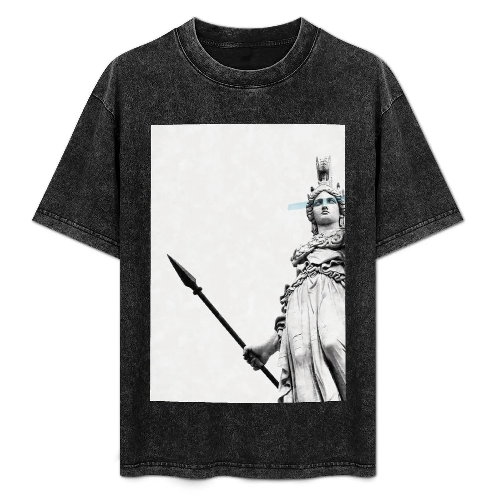 

Athena the goddess of wisdom T-Shirt graphic tee shirt customs customs design your own baggy shirts Men's cotton t-shirt