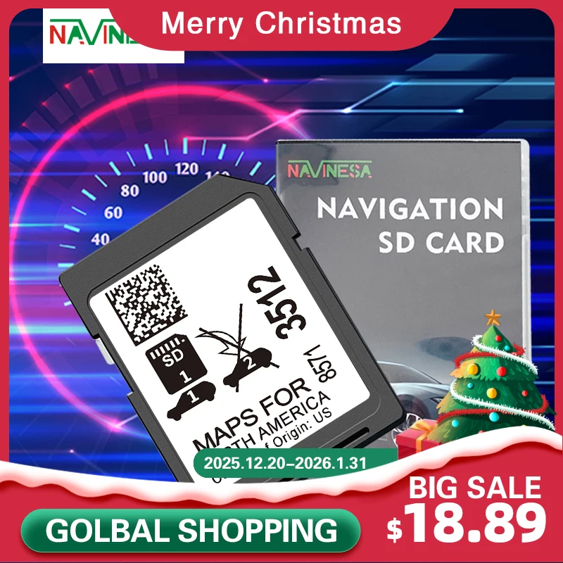 

for GM 8571-3512 Sat Nav Navigation SD Card 32GB for Buick Enclave Encore Envision Car North America 2024 Map GPS Sat Nav