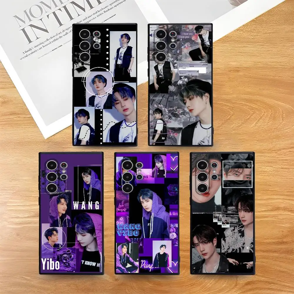 

W-wang Yibos Fashion Cool Phone Case For Samsung Galaxy S25 S24 S22 S23 Ultra S21 S20 Plus 5G Frosted Non-Slip Full Soft Cover