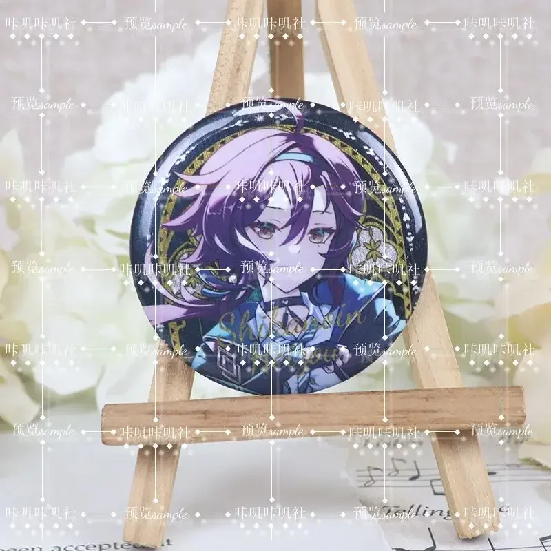 เกม Genshin Impact Shikanoin Heizou น่ารักอะคริลิครูปจอแสดงผล COSPLAY Badge ตั๋วเลเซอร์ Desktop Decor ของขวัญ