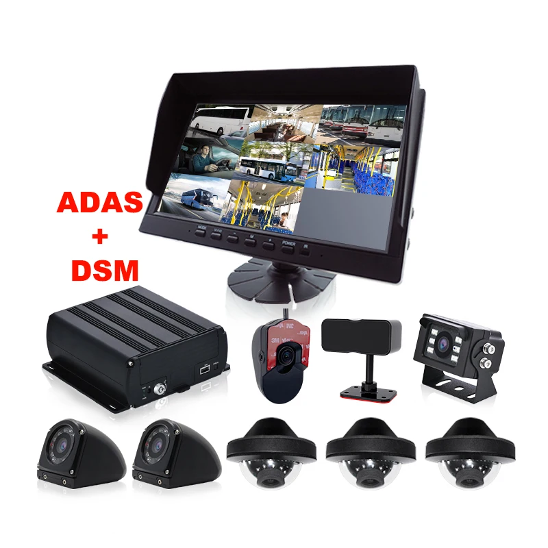 MCY ADAS DSM AI MDVR Мобильный видеорегистратор для грузового автобуса с датчиком топлива и система подсчета пассажиров