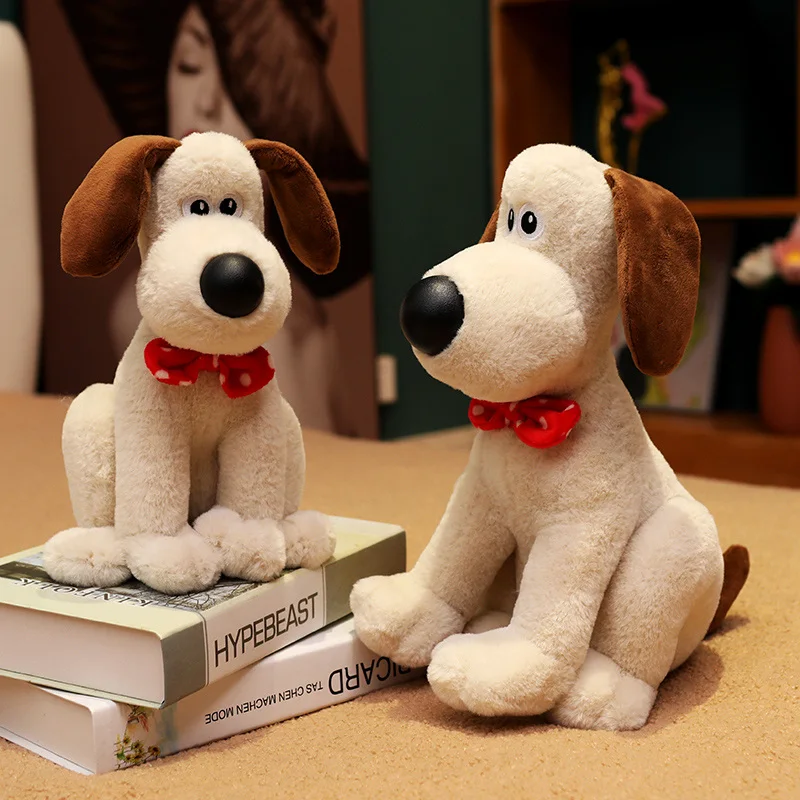 1Pc 26/34CM Cartoon Long Eared Tie Dog Plush Toy Stuffed Soft Lovely Dog Dolls for Birthday Christmas Gifts