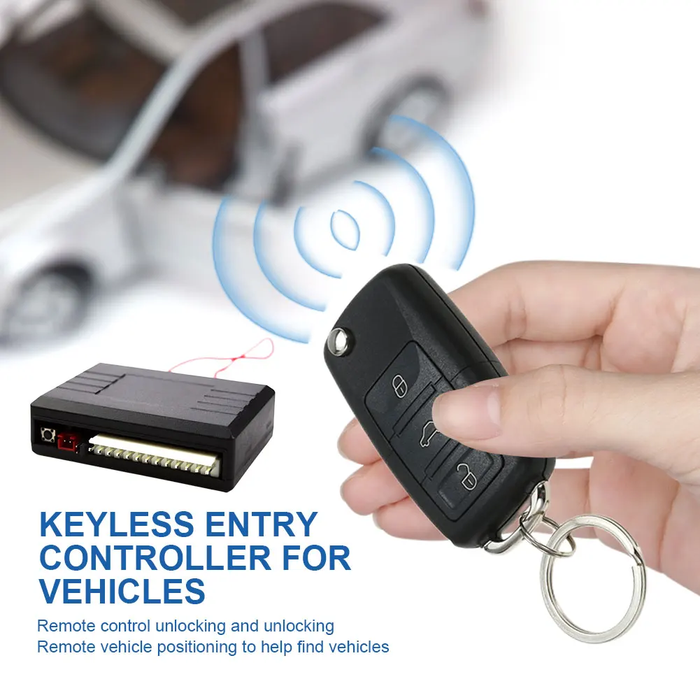 Remote Central Locking Kit DIY Universal Auto Remote Central Kit 12V Keyless Lock System Car System Car Alarm System
