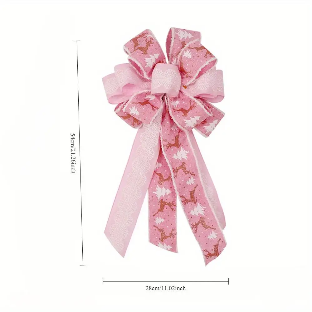 새로운 크리스마스 레드 아치 장식 트리 선물 상자 린넨 도매