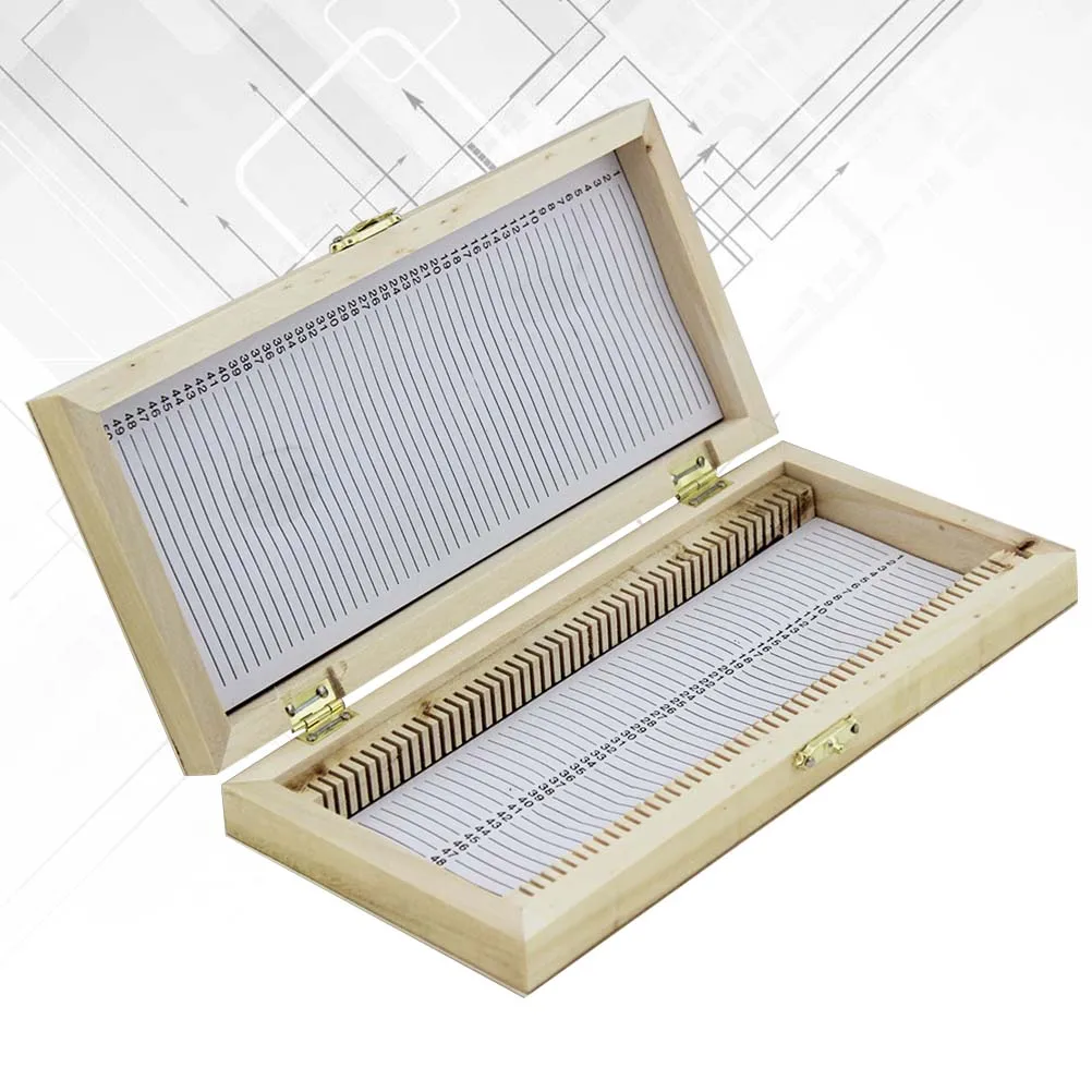 

Slide Storage Box Specimen Slide Case Microscope Wooden slide case slide holder