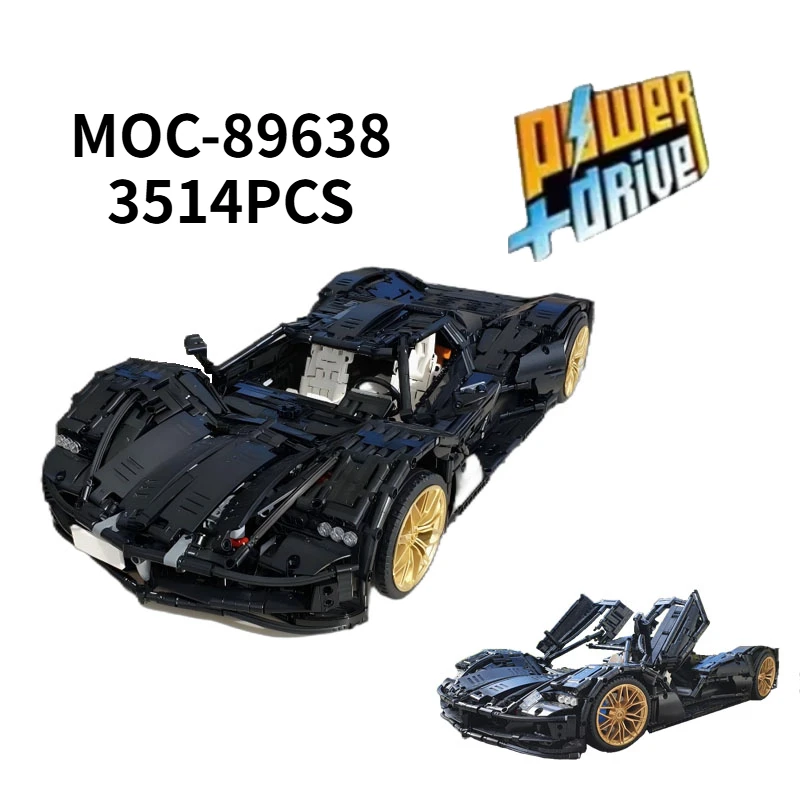 

MOC-89638 Роскошный суперкар, сборка моделей строительных блоков, игрушки для взрослых и детей, подарочные украшения