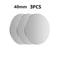 3pcs Silver Round