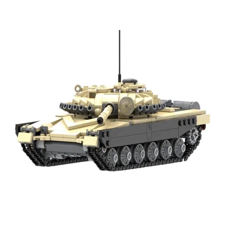 

Small particle assembled building blocks MOC-10707 720pcs Tank building toys 3D models Gift puzzle ornaments