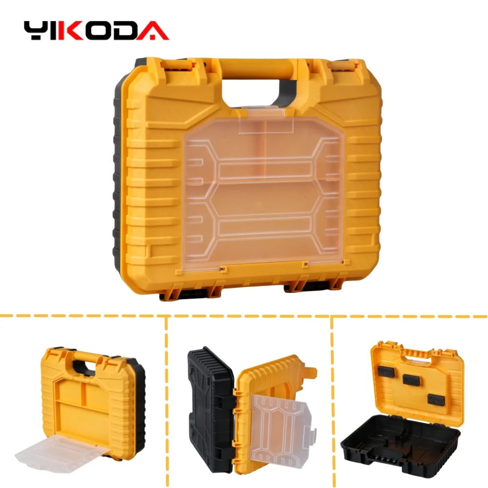 YIKODA Tool Box Applicable To12V/16.8V/21V Electric Drill  Professional Plastic Case