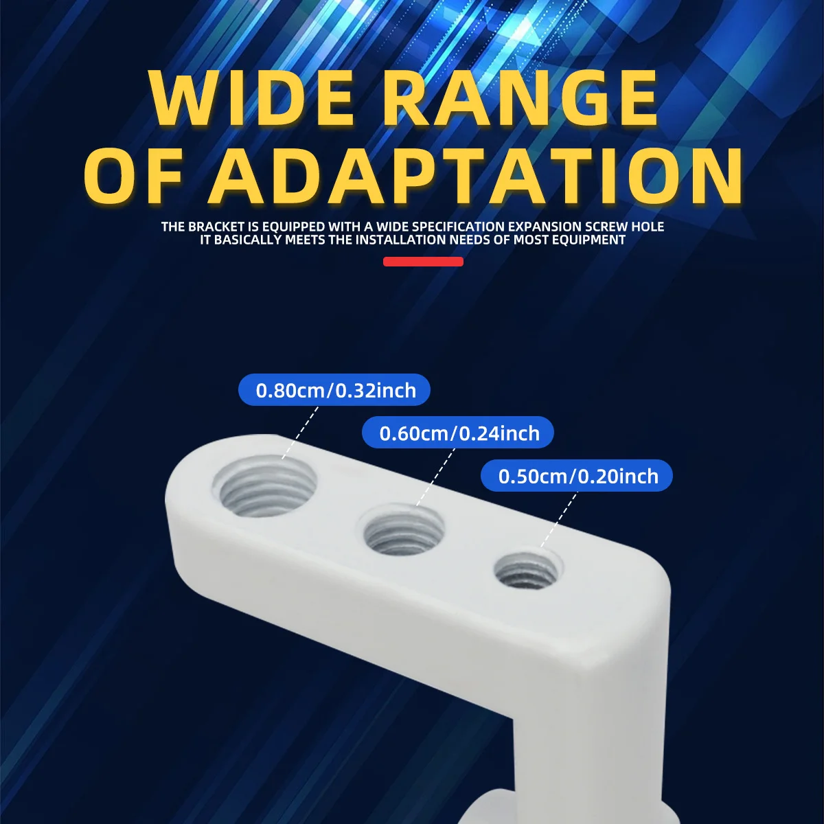 1/2pcs 3-Hole Motorcycle Handlebar Extension Bracket Universal for Truck ATV UTV Motorcycle LED Work Light Pole Installation image 4