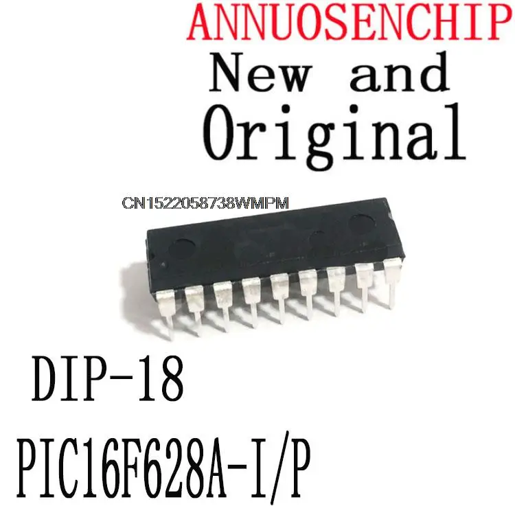 

50PCS PIC16F628A PIC16F628 16F628A-I/P DIP-18 100%PIC16F628A-I/P