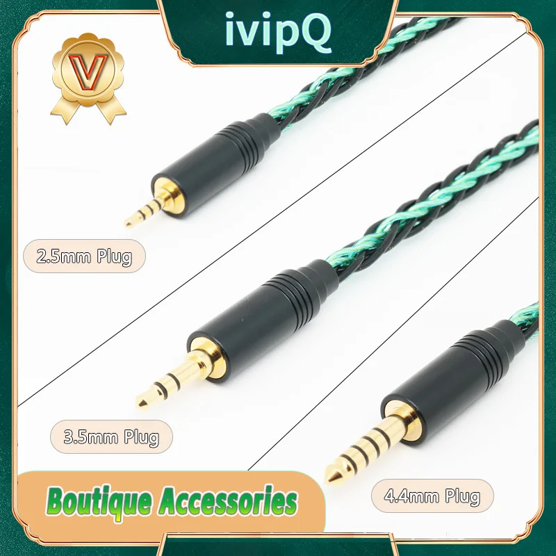 Ivipq-ハイフィデリティマルチエレメントケーブル、2.5/3.5/4.4mm、mmcx/2pin/0.78、mk4 outh m5 opella用