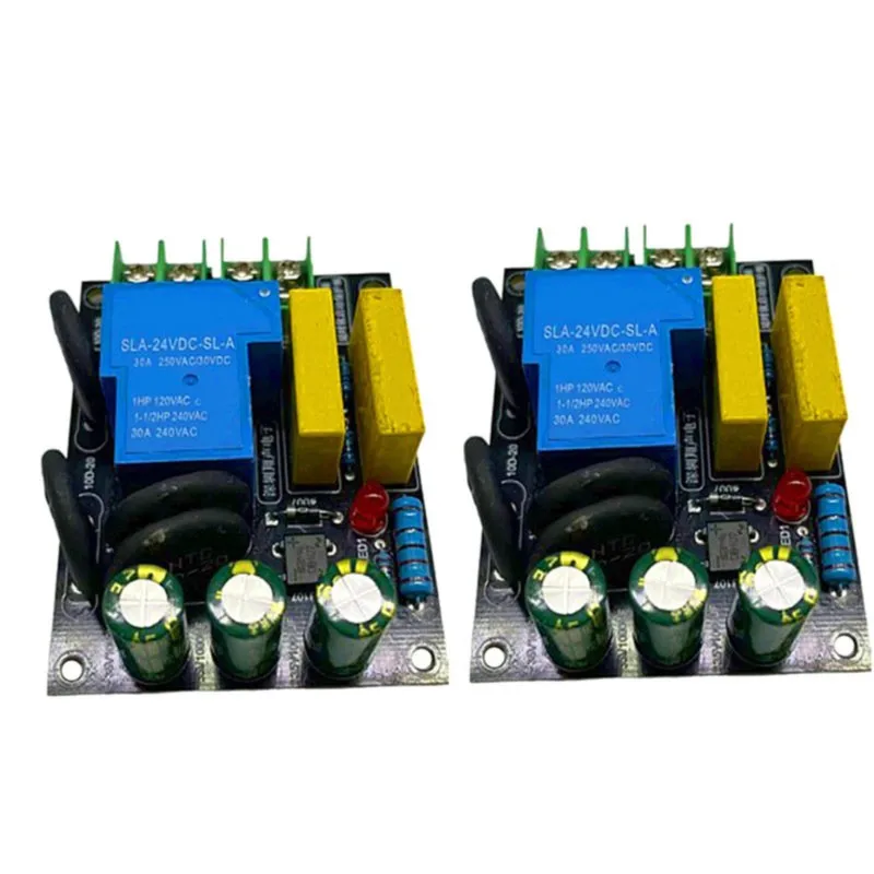 Super Sale 2PCS 30A 6600W Protections Board Power Start Board for Class A Amplifiers AC100V 250V for Class A Amplifier Module