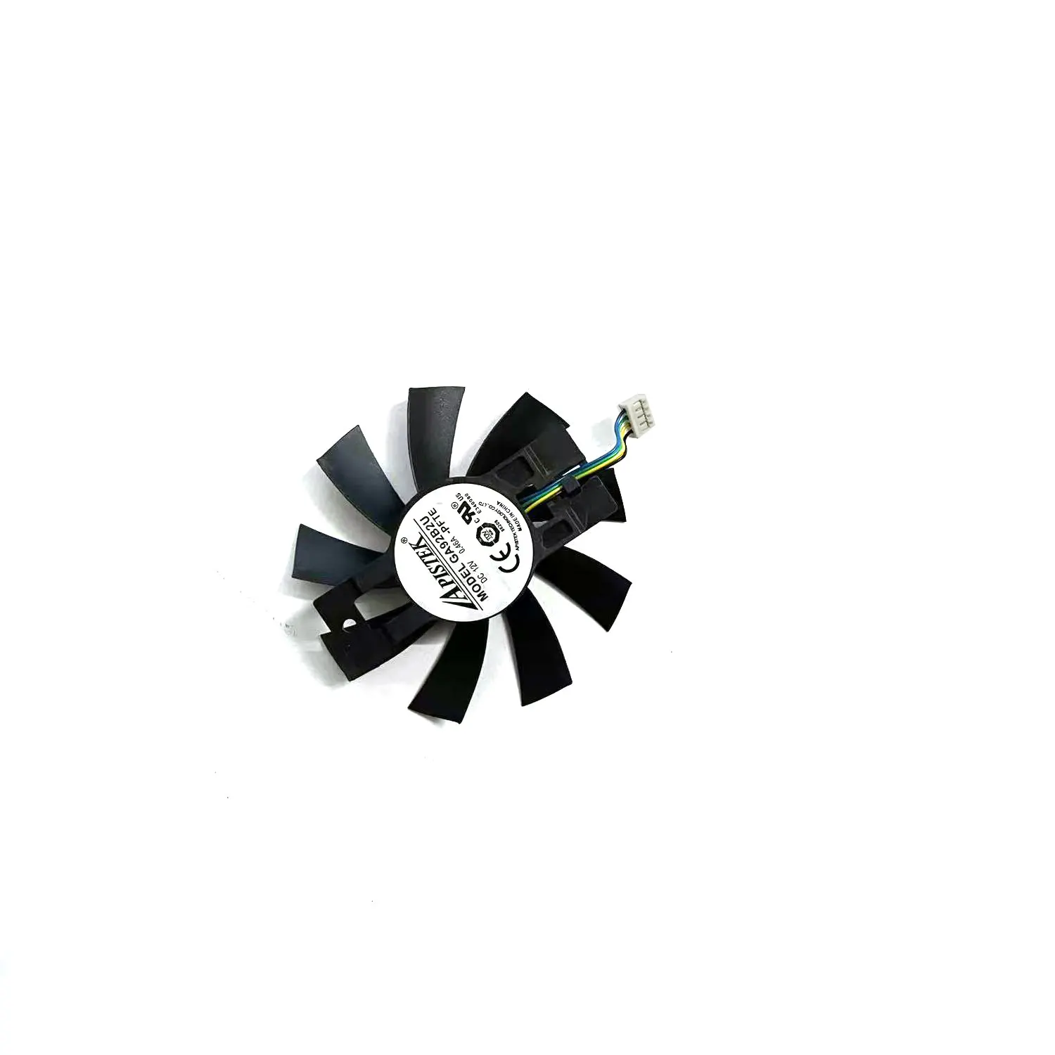 for Powercolor Radeon Rode Dragon Rx 570 Dubbele Grafische Kaart Koelventilator 87MM 4PIN GA92B2U GA92S2U RX570 GPU Fan view 5