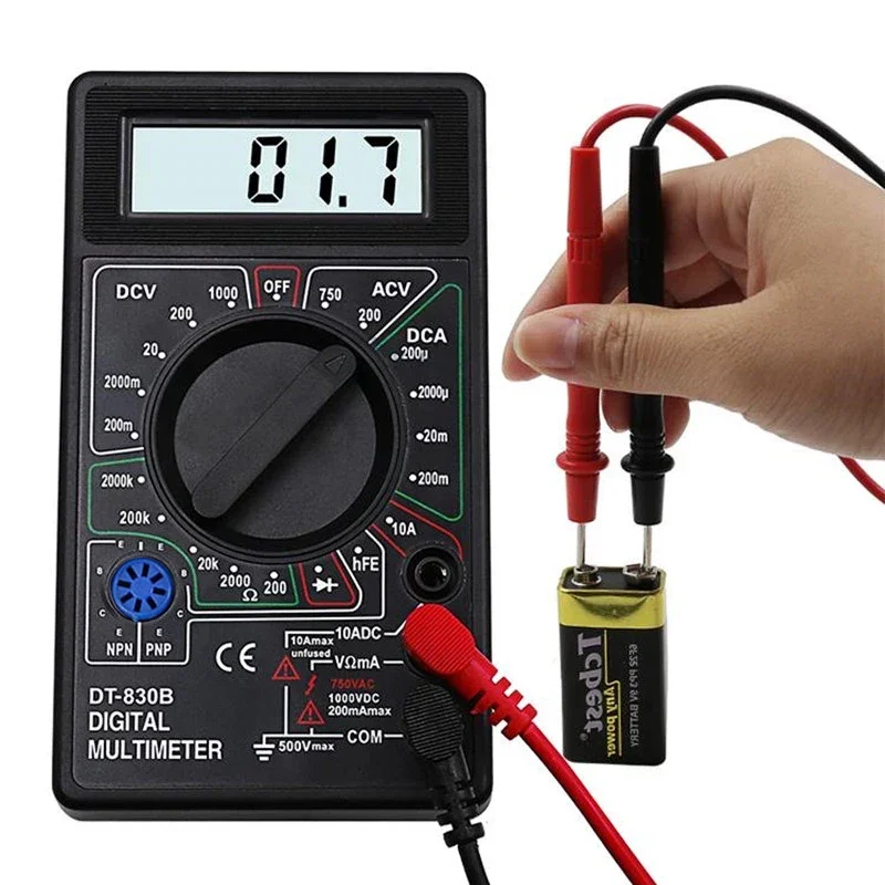 

LCD Digital Multimeter AC DC 750V 1000V Digital Mini Multimeter probe For Voltmeter Ammeter Ohm Tester Meter