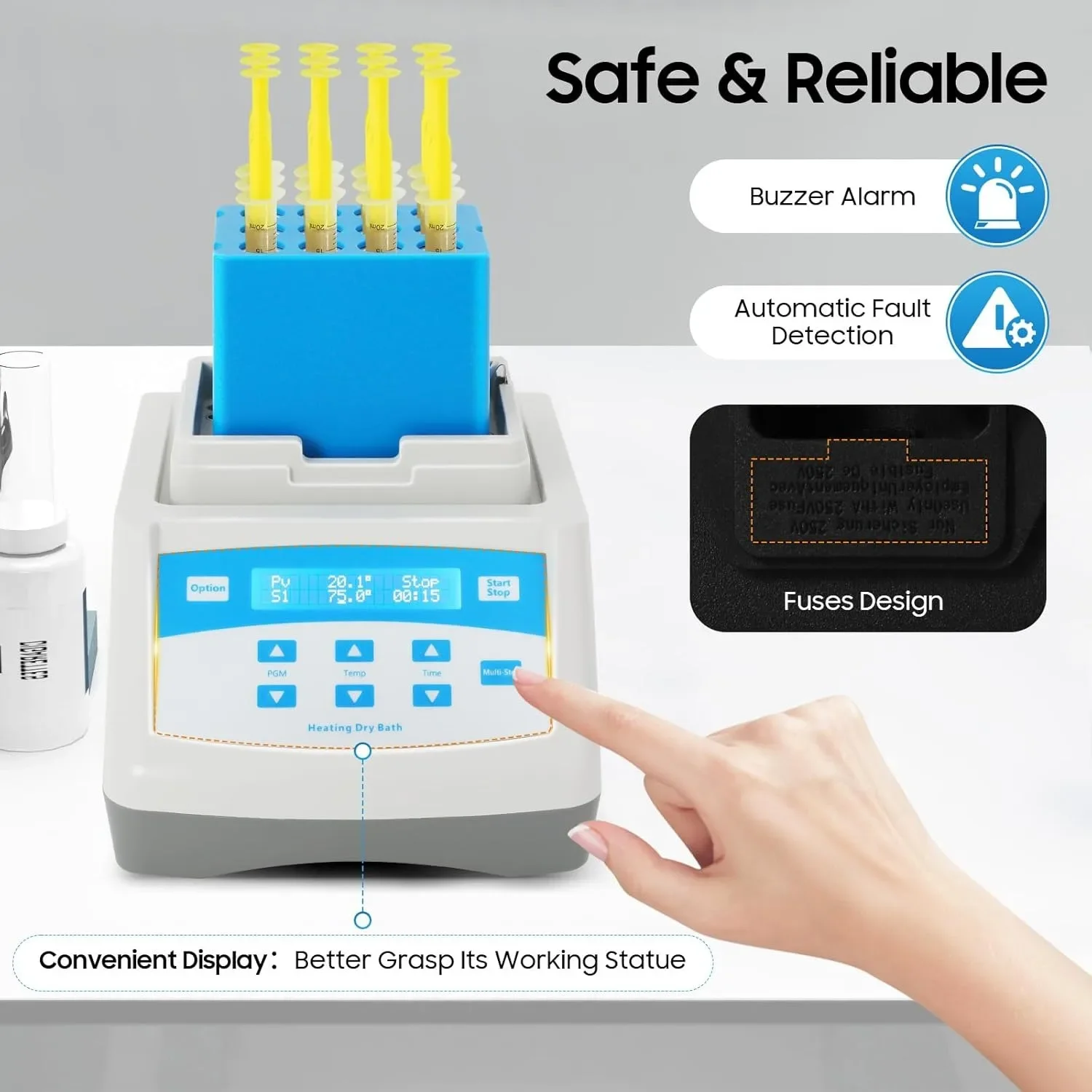 

150W Gel Heating Machine, Portable PRP PPP Gel Maker Heater Plasma Bio-Filler Gel Making Instrument with Digital Display