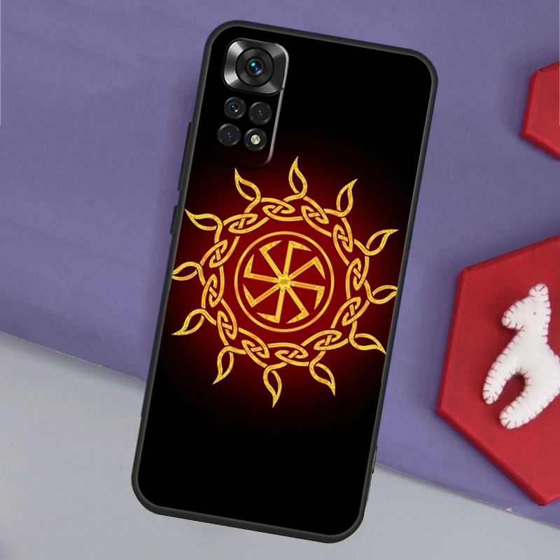 Slavic Symbol Kolovrat Case For Xiaomi Redmi 12 12C 9A 9C 10A 10C Redmi Note 11 8 9 10 12 Pro 9S 10S 11S 12S Funda