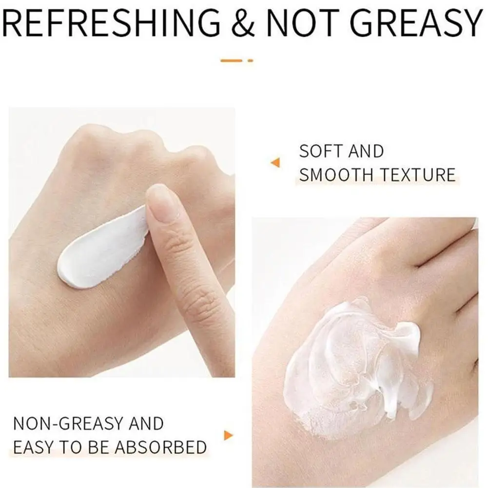 60ml Facial Body Sunscreen Waterproof Uv Protection Cosmetics Long Face Spf Cream Isolation Cream Care Lasting 50 K4M7