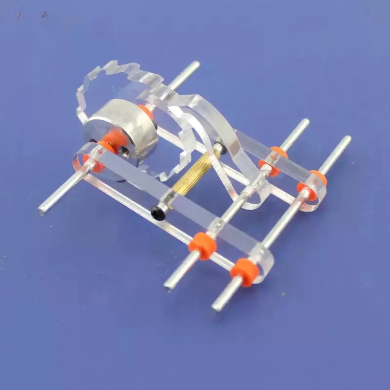 One-Way Rotation Gear Set,Thick Transparent Ratchet Pawl Mechanism DIY Kit for School Science Projects