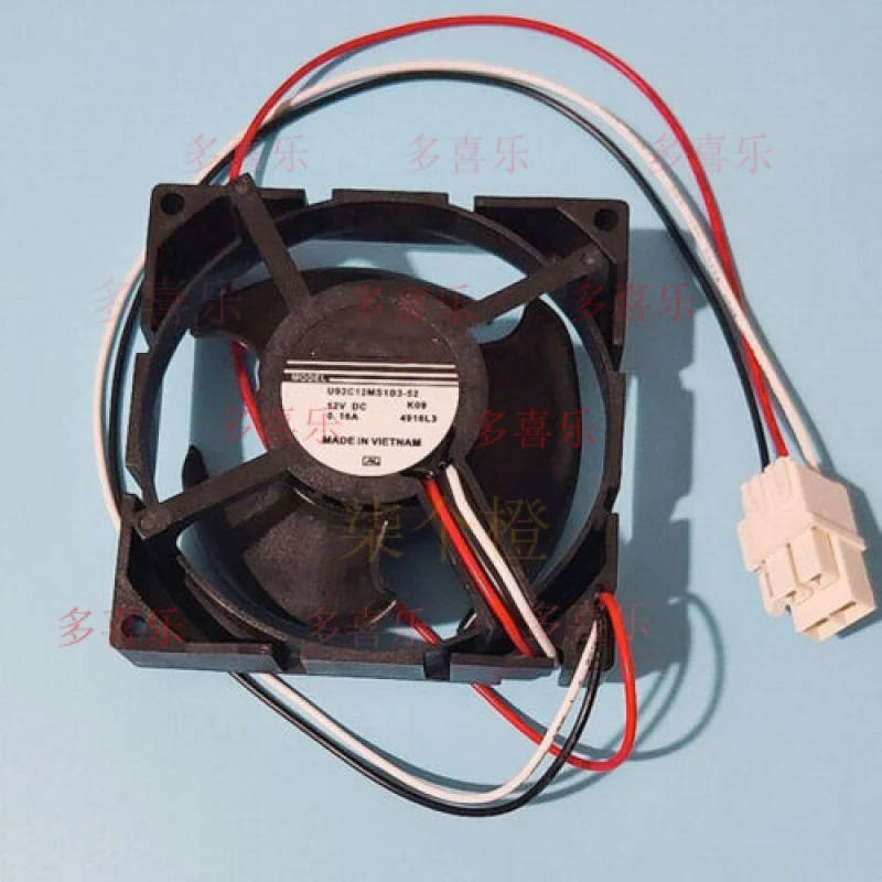 

Вентилятор охлаждения QQ, новый холодильник для Nidec 12 В 0,16 А 9 см U92C12MS1B3-52