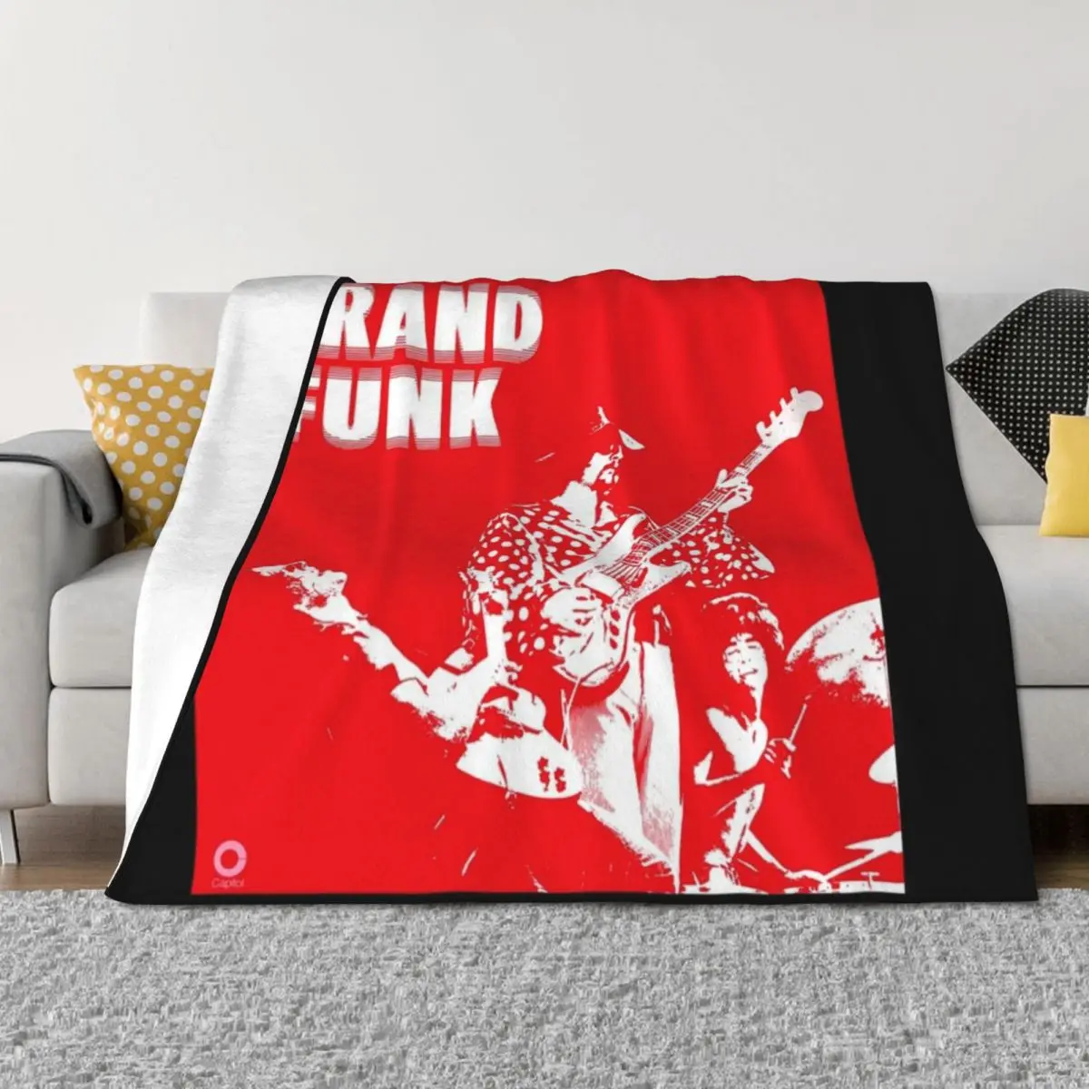 

Grand Funk Railroad grand funk Throw Blanket Multi-Purpose For Sofa Thin Luxury Designer Stuffeds Blankets