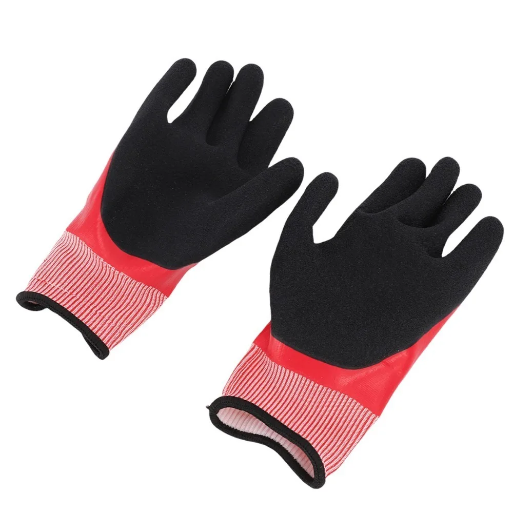 Black + Red 1000V Nitrile Insulated Safety Gloves Nitrile Length 24cm Anti-slip Matte High Voltage Work Gloves