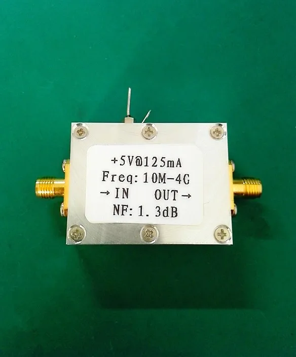 Ultra Low Noise Amplifier LNA High Linearity 21DB 10M-4G High Gain Broadband Amplification