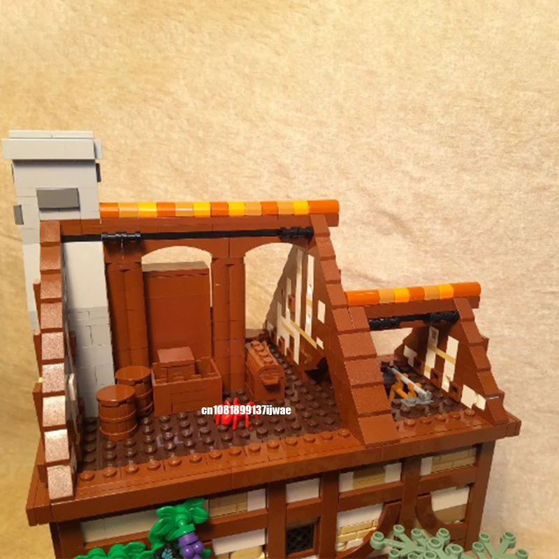 NEW 3011PCS European Medieval House of the alchemist model DIY creative ideas Child Toy BirthdayGift Building Blocks