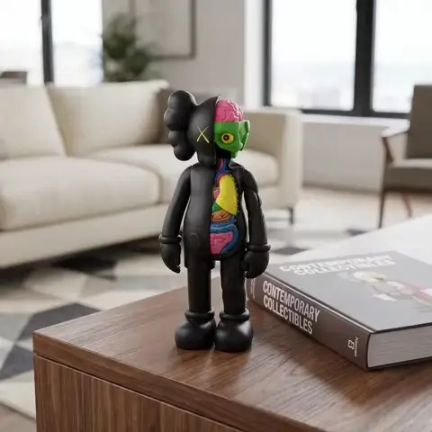 Violent Bear Action Figurine XX KAW Statue Living Room Decoration Figure Table Sculpture Trendy Street Art Desk Toy Gift