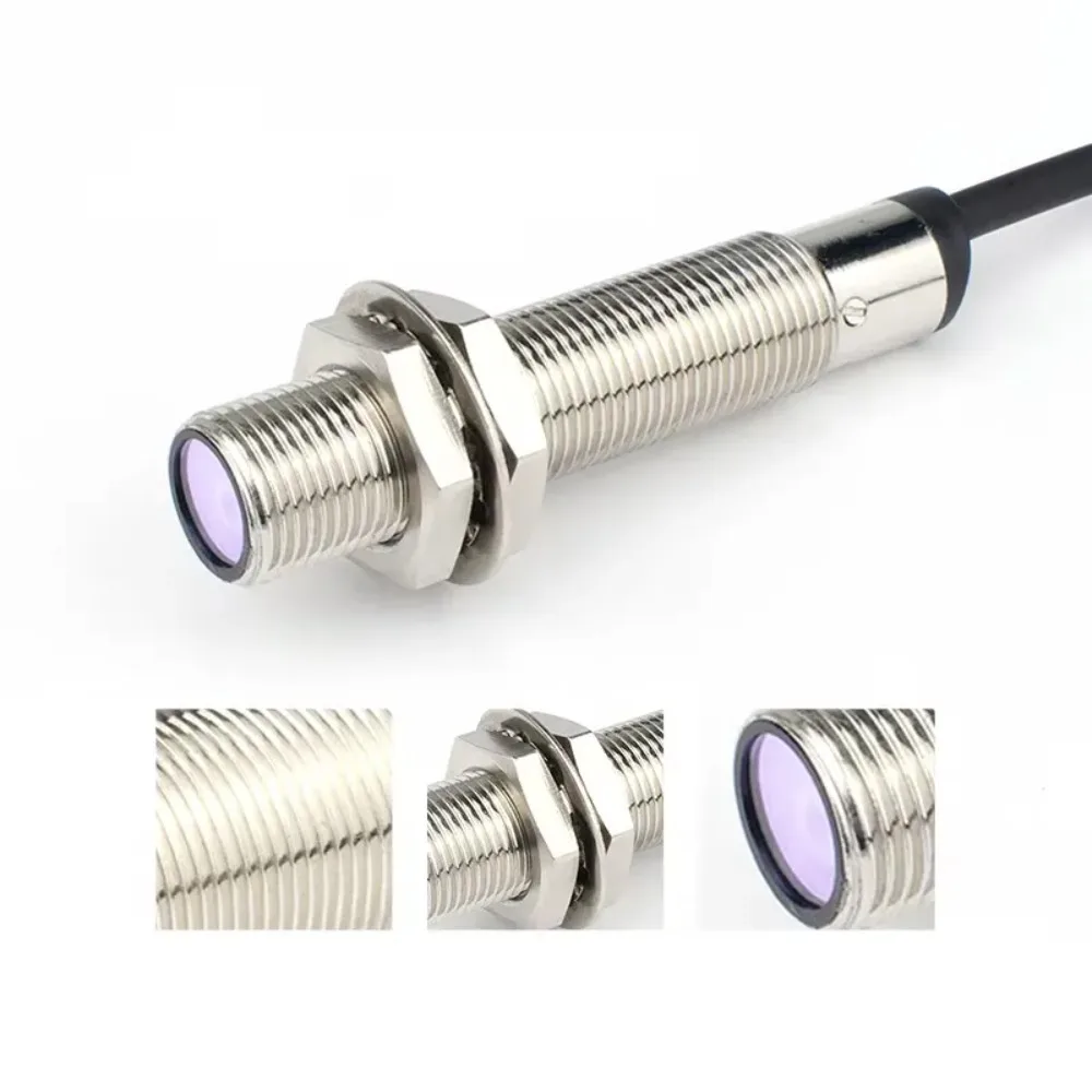 Manufacturer M12 NPN No Detection Distance 200mm/300mm Adjustable M18 Optical Diffuse Sensor Model LTD-12200PO