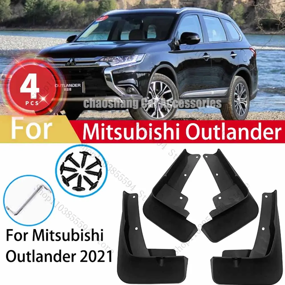 

4pcs Mudguards For Mitsubishi Outlander Phev 2021 2022 Mud Flaps Splash Guards Fender MudFlaps Auto Front Rear Car Accessories