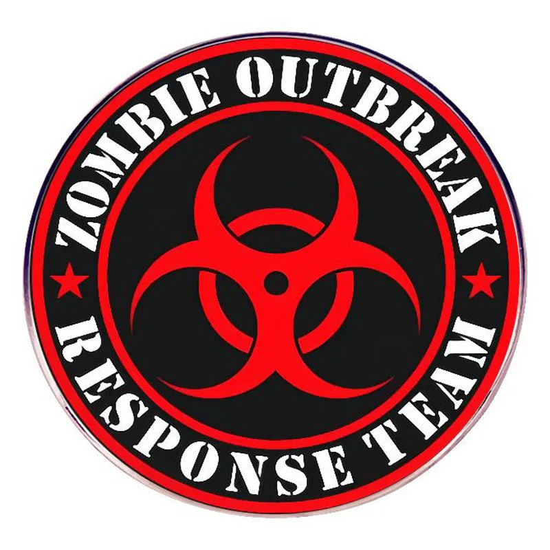 Zombie Outbreak Response Team Enamel Pins Lapel Badge Brooch Decoration Jewelry