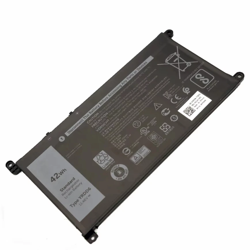 Laptop-Akku YRDD6 1VX1H VM732 für Vostro 3491 3591 3490 3590 3501 Inspiron 5481 5482 5485 5491 5591 5485 5585 5480 11,4 V/42 Wh