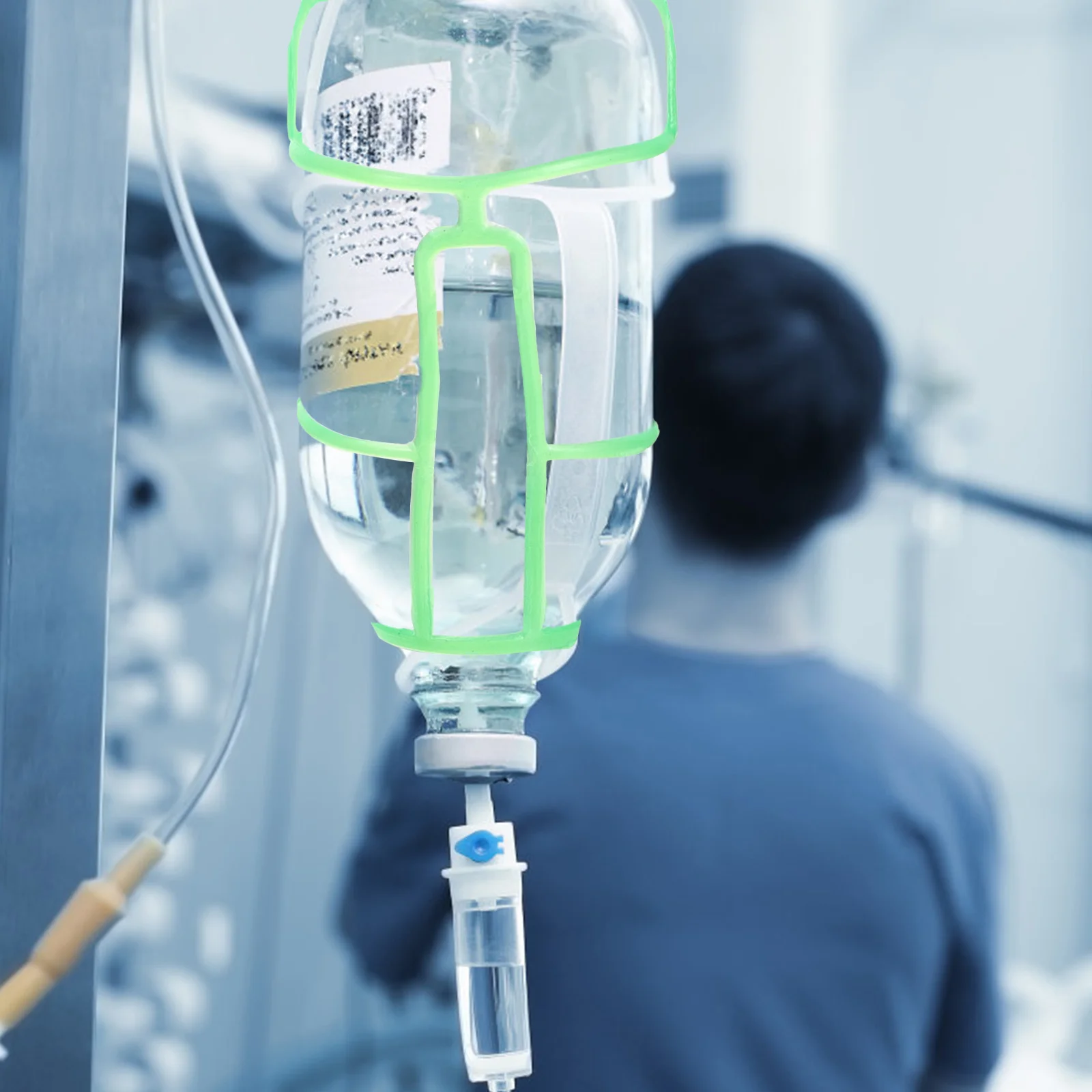 

36Pcs Infusion Bottle Nets Durable Hanging Net Cages Reusable Plastic Saline Bottle Holders Hospital Clinic Infusion Accessories