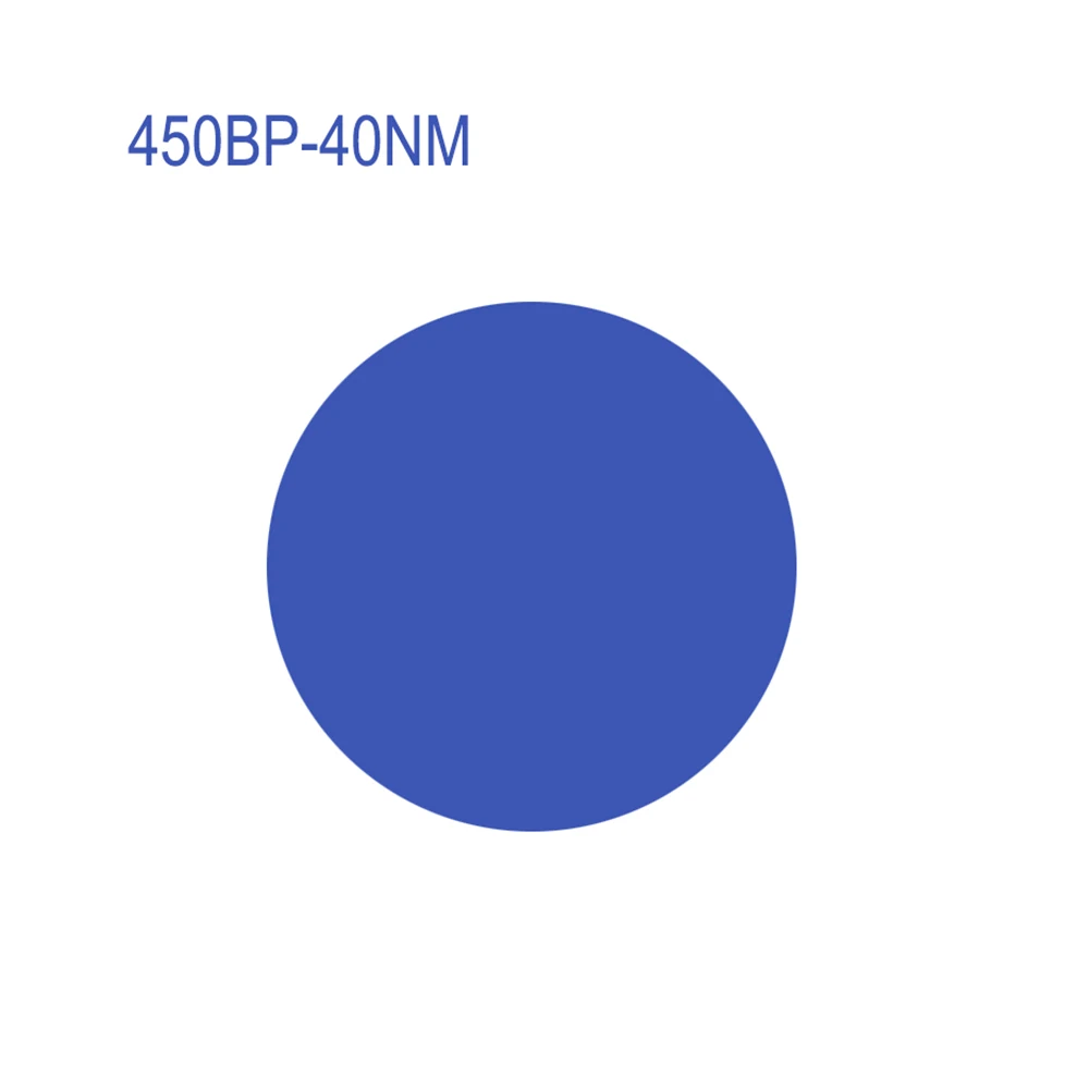 

450NM Narrow Bandpass Filter 76/85mm, Thick-1.0MM High Transmittance for Laser Instrument 1PCS