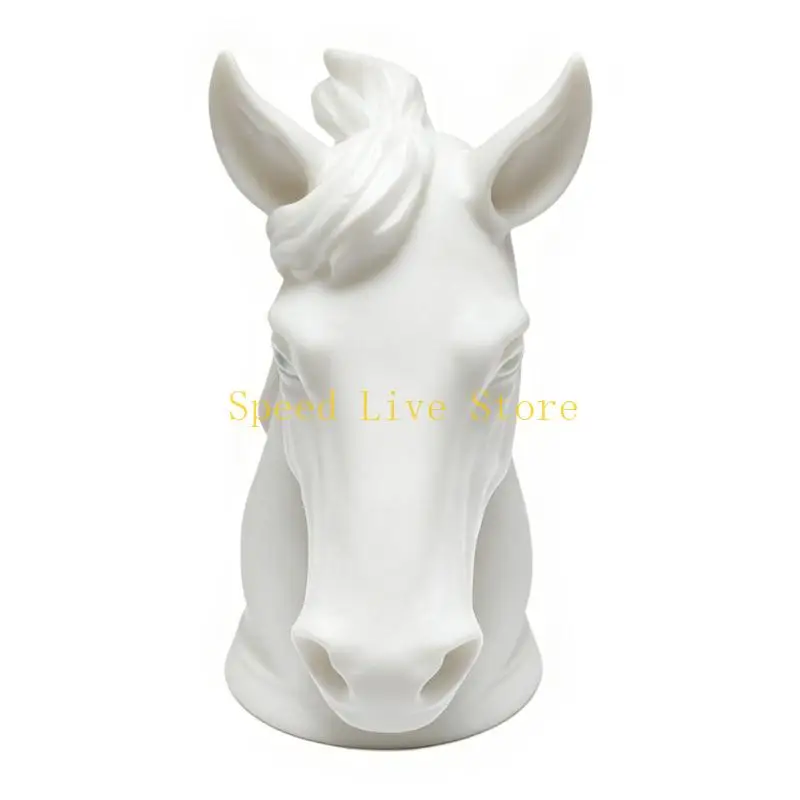 547C Decoration Caps Modern Horse Head Design Guard Protective Cover Easy Install