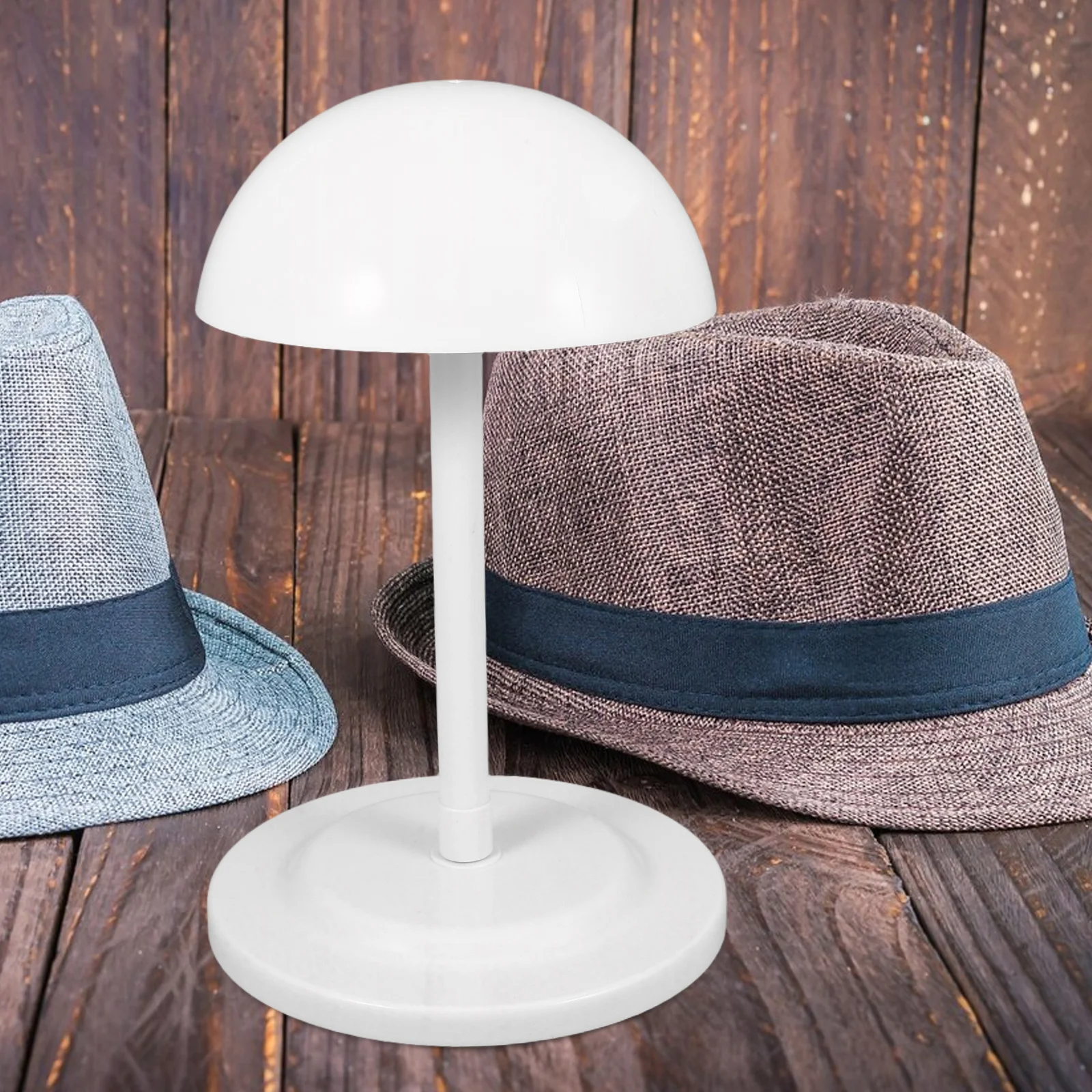 

Headform Holder Telescopic Cap Stand Wig Hat Display Vendors Retail Cap Displaying Holder Hat Display Stand Cap Storage Rack