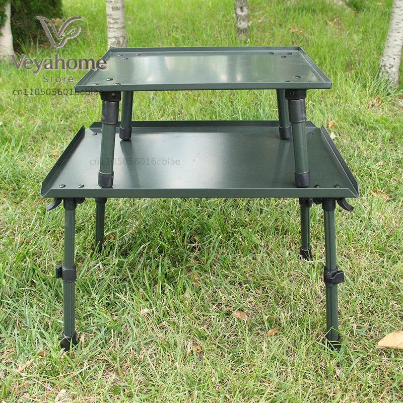 Mini Portable Folding Aluminium Fishing Table Carp Fishing Bivvy Table