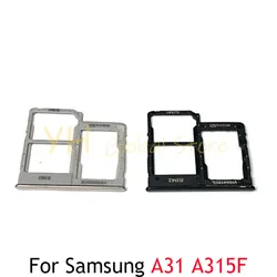 For Samsung Galaxy A31 A315F Sim Card Board Micro SD Card Reader Adapters Repair Parts