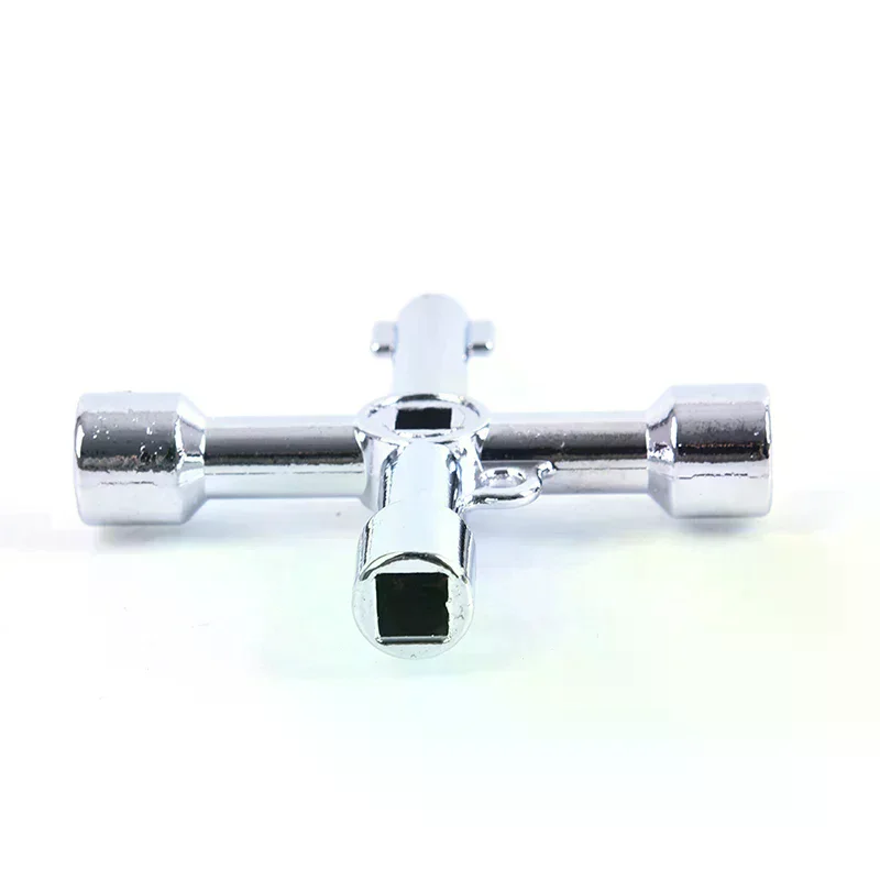 Multi-function 4 In 1 Universal Cross Key Triangle Key Cabinet Valve Alloy