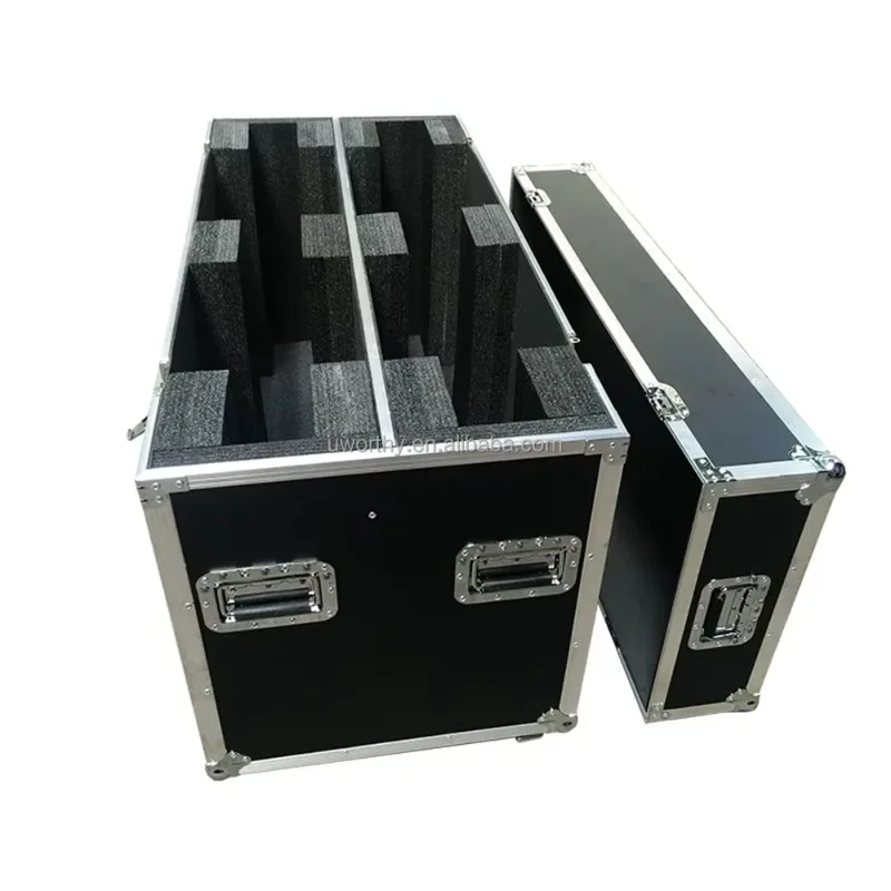

Made in China Custom Dimension Durable Aluminum Flight Carrying Case for 55'' 65'' 75'' Television Transportation