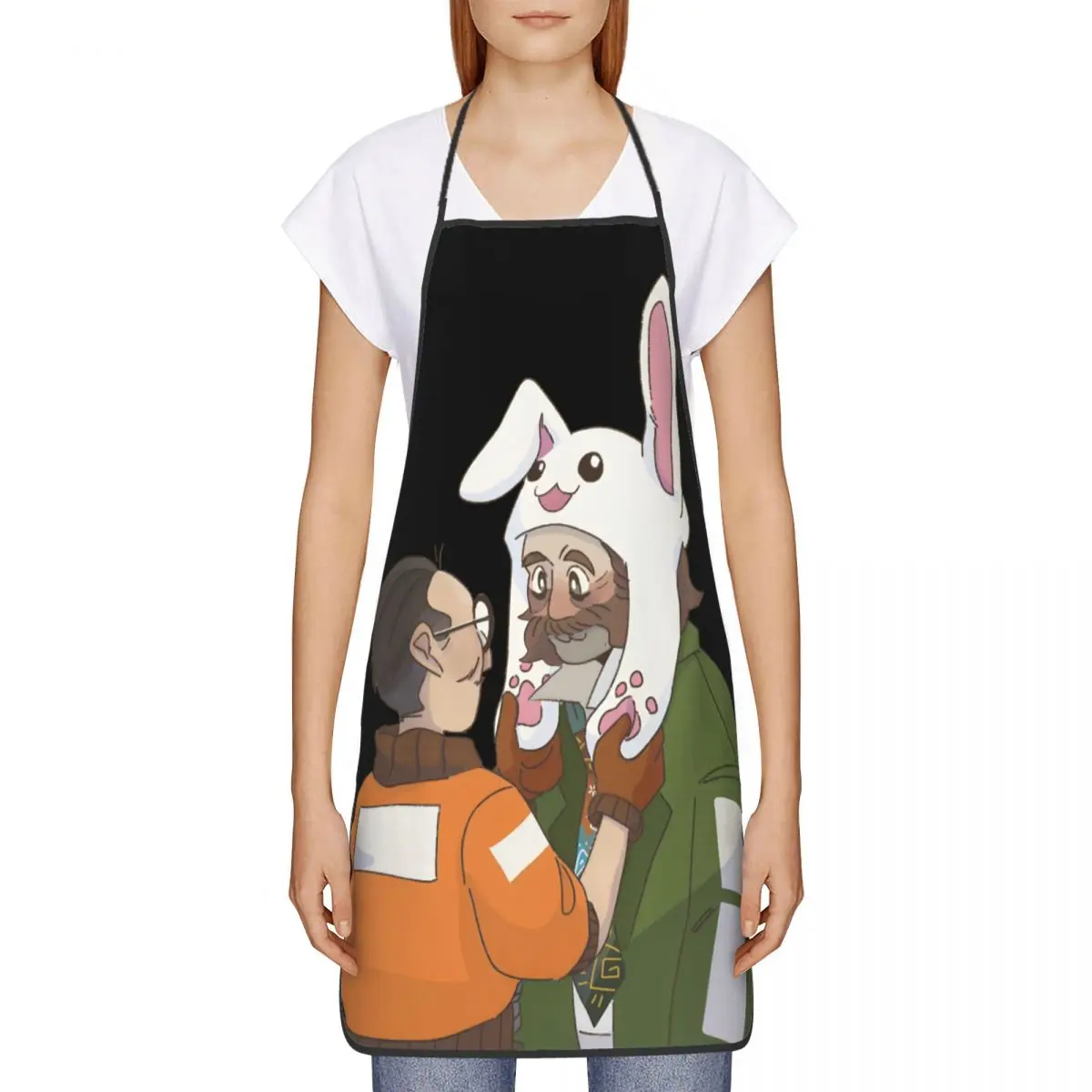 Disco Elysium Gaming Apron Women Men Unisex Bib Cooking Kitchen Tablier Cuisine Chef Painting