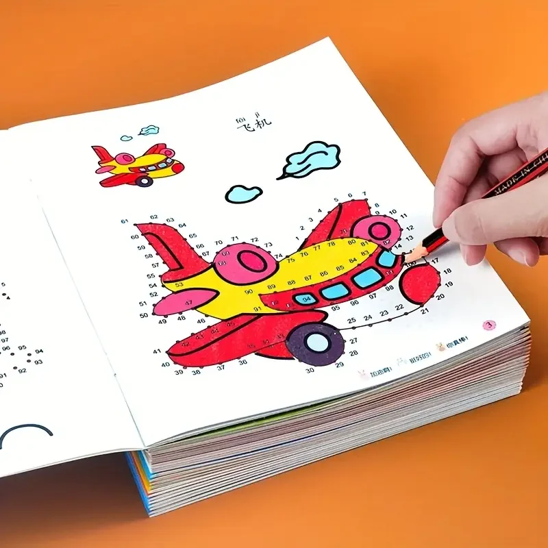 Un libro para colorear para niños con 48 páginas llenas de temas artísticos relacionadas con animales y plantas.