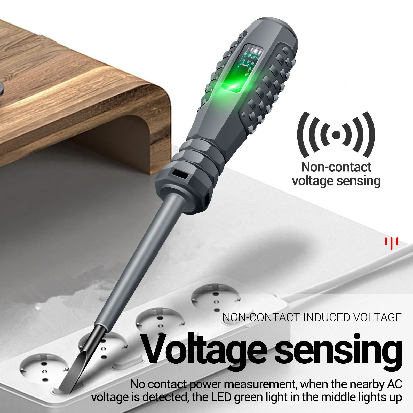 Multi-functional Electrician Screwdriver Pencil AC Non-contact Induction Test Pen Voltage Tester Voltage Power Detector 12V-220V