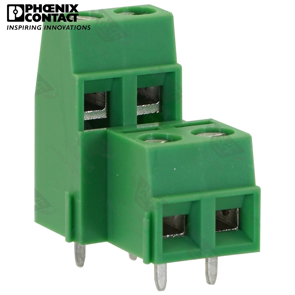 

5.08mm Original Genuine Phoenix Contact Connector PCB Screw Terminal Block 4 Pin Double Row MKKDSN 1.5 5.08 1726040 13.5A 400V